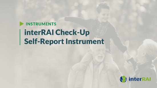 interRAI check up self-report instrument